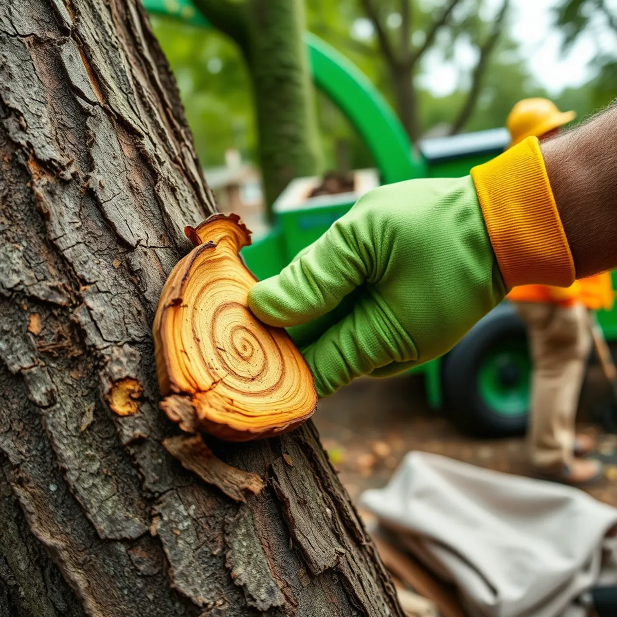 Hayworth Tree Service crew performing tree disease & pest treatment in Mid-Michigan